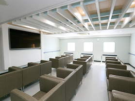 名門大洋フェリー テレビラウンジ