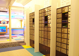 おがさわら丸 貴重品ロッカー