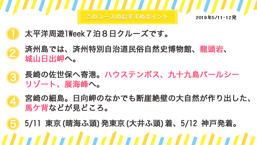 コスタネオロマンチカ コースポイント