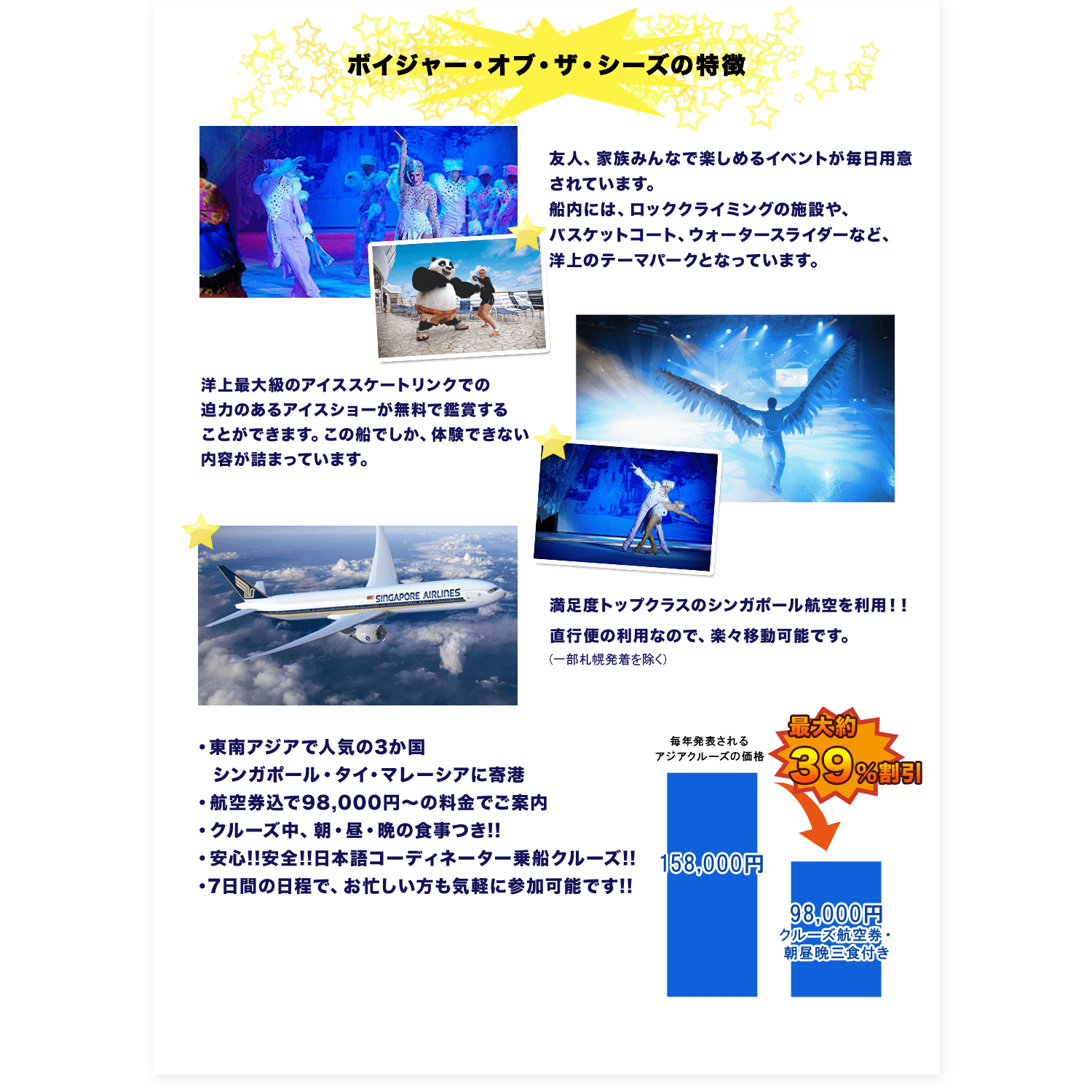 ボイジャーオブザシーズの特徴