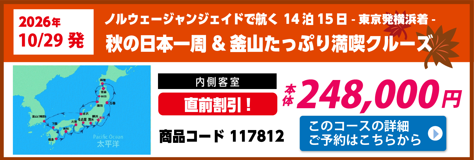 ノルウェージャンクルーズピックアップ