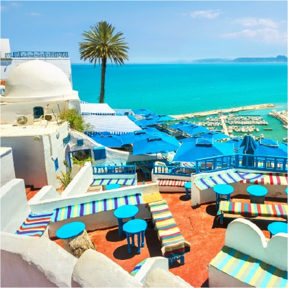 チュニジア・ラ・グレットの寄港地画像