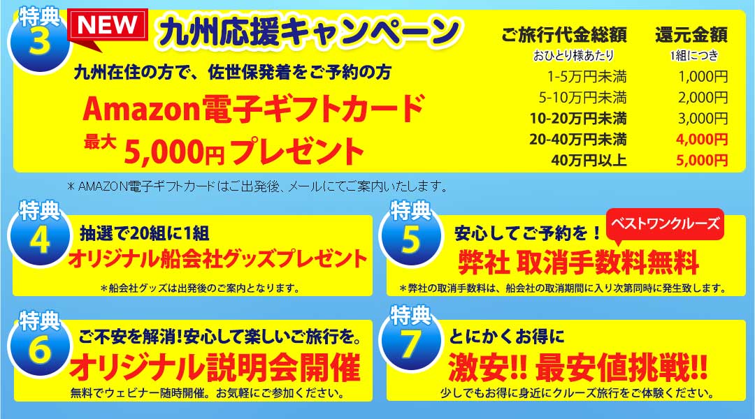 コスタ・セレーナ号のポイント