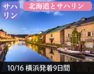 【2019年2/14より販売開始】 2020年ダイヤモンド・プリンセスで行く 北海道周遊とサハリン 9日間(M036) -横浜発着- (船会社リピーター割引・日本人スタッフ多数乗船)【オンライン予約可】