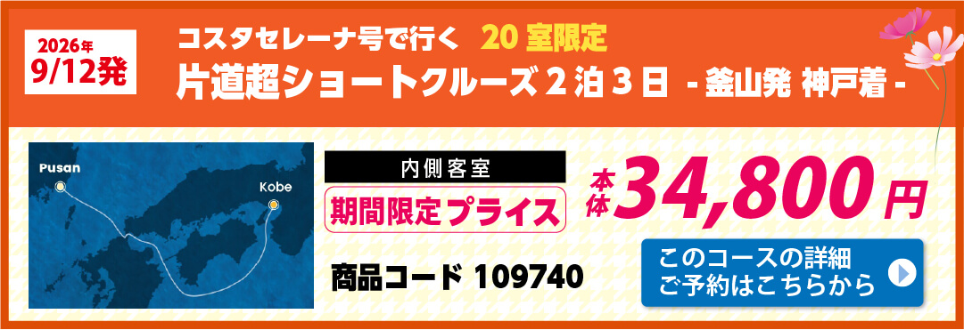 コスタクルーズピックアップ