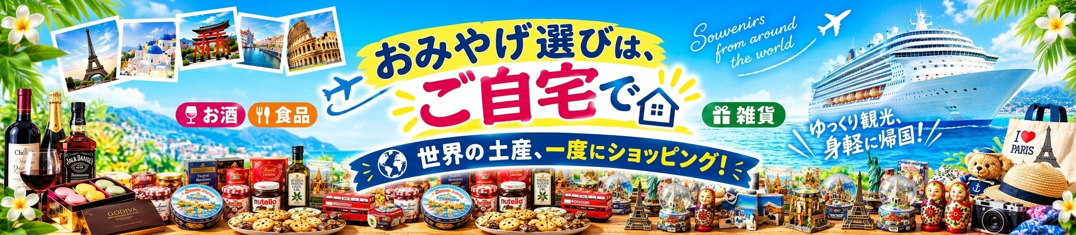 「世界のおみやげSHOP」のご案内